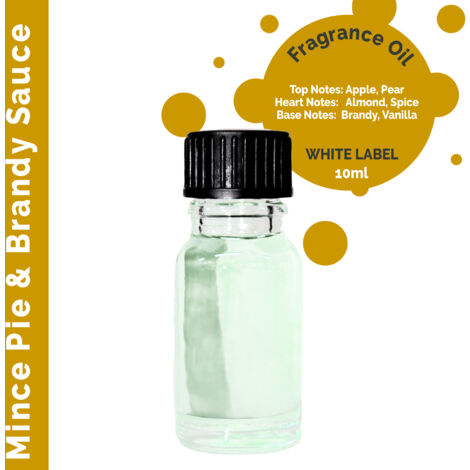 Huile parfumée Mince Pie & Brandy Sauce 10 ml - Marque Blanche- Vendu par 1