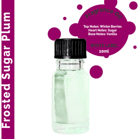 Huile Parfumée Prune Sucre Givrée 10 ml - Marque Blanche- Vendu par 1