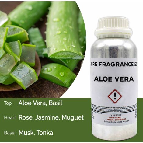Huile parfumée pure à l'Aloe Vera - 500 ml- Vendu par 1