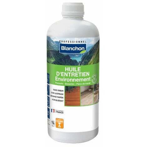 Huile Parquet d'Entretien Environnement Blanchon Incolore Mat 5L - Plusieurs modèles disponibles