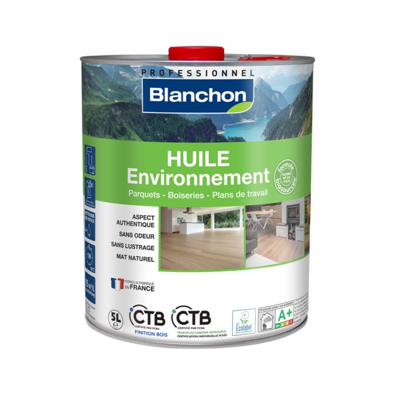 Huile parquet environnement - bois Naturel 5L