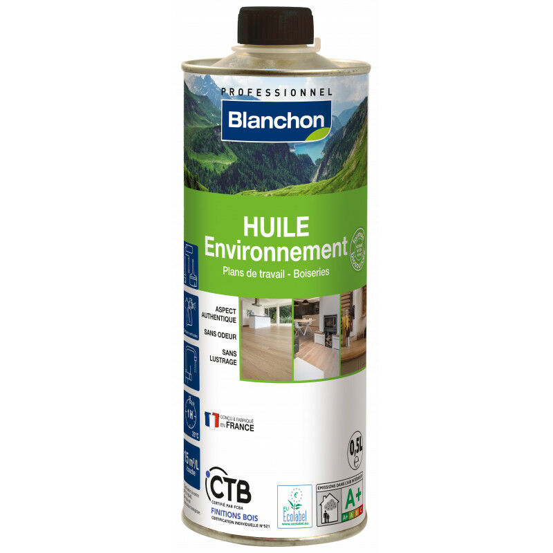 Huile parquet environnement - bois Naturel 0,5L
