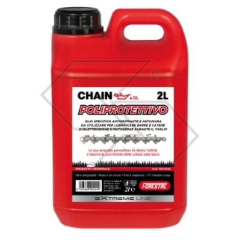 Huile polyprotectrice anti-grippage pour chaîne de tronçonneuse FORESTAL OREGON 2 litres