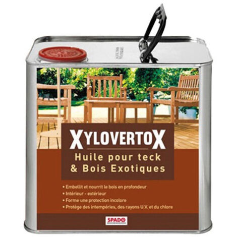 Huile pour bois - SPADO - XYLOVERTOX - 100% naturelle - 2,5L - Incolore