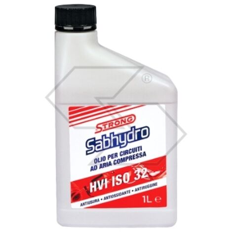 Huile pour circuit d'air STRONG sabhydro HVI ISO 32 lubrification d'outils