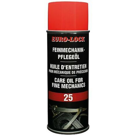 Huile pour la mécanique EURO LOCK LOS 25 spray a pulvériser 400ml