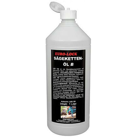 Huile pour scie a chaine EURO LOCK, biodegradable contenu: 1 litre