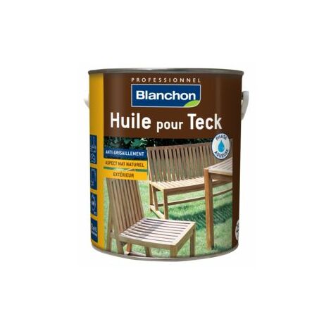 Huile pour teck - Bidon de 2.5L - Blanchon - Chêne vieux de France