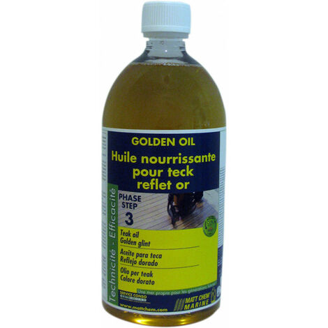 Huile pour teck - reflet or - MATT CHEM - 1 l - or