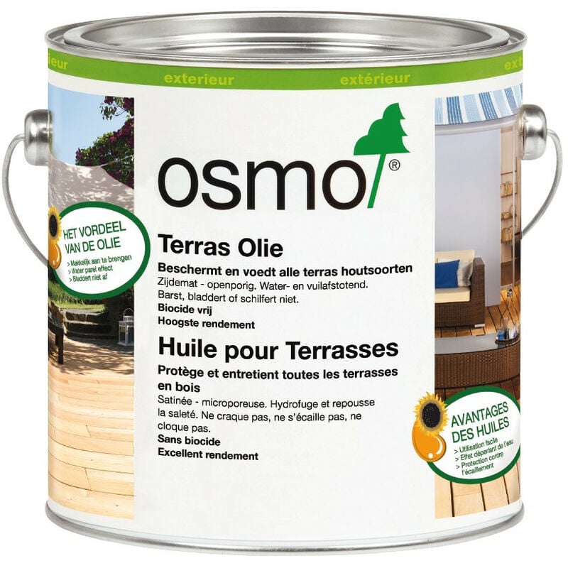 Huile Pour Terrasse Osmo Conditionnement: 2,5 Litres - Teinte: Bangkirai