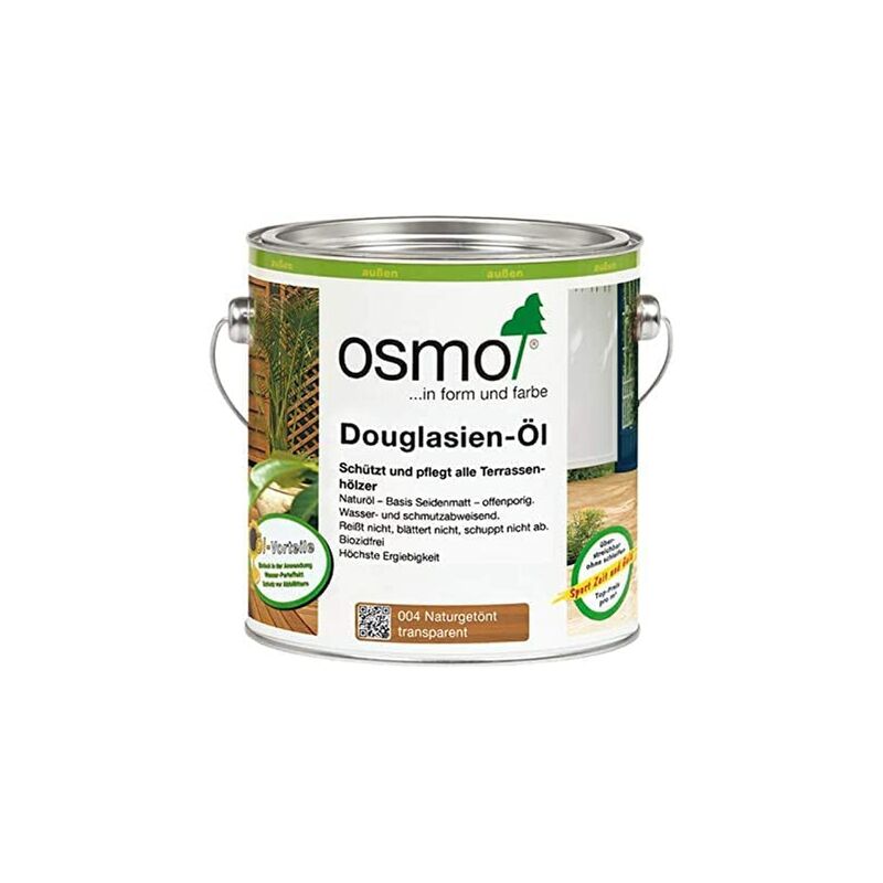 Huile pour terrasses - différentes Teintes - 0.750mL (Douglas Naturel - 004)