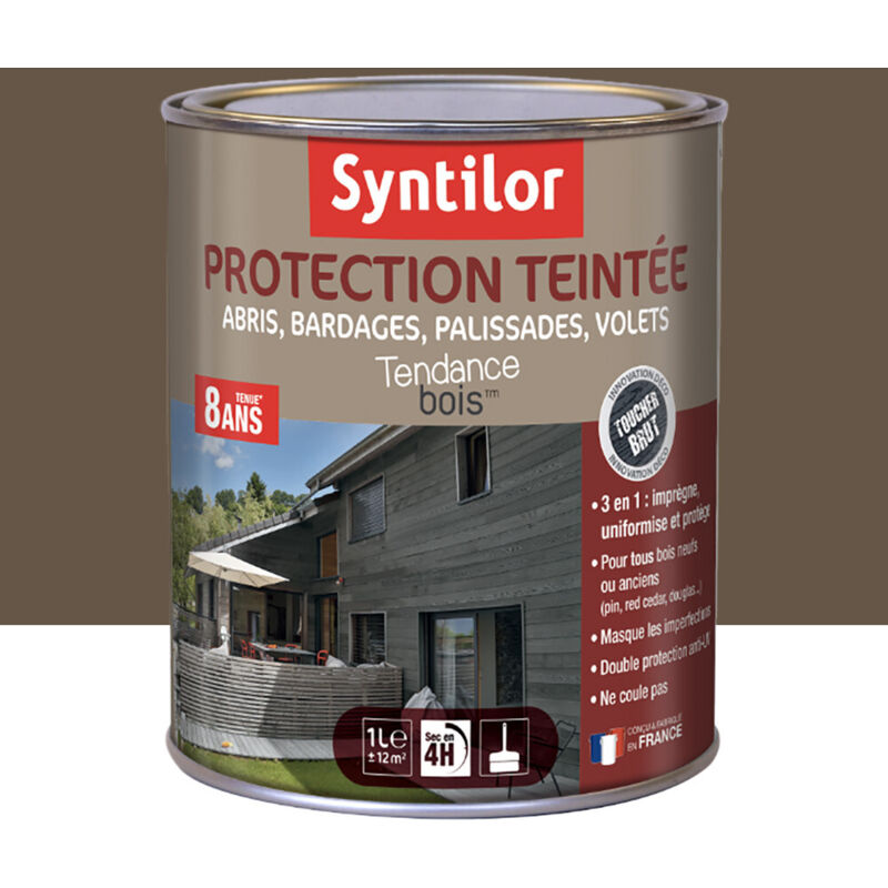 Syntilor - Huile Protection Teintée Brun chaud 1 l
