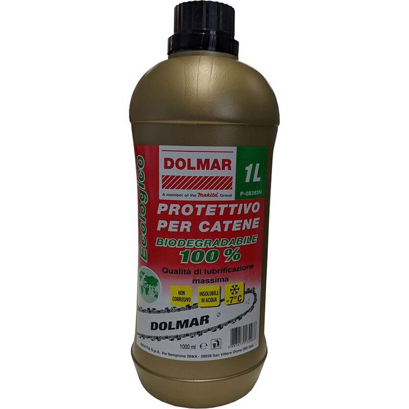 Makita - huile protectrice biodégradable non toxique pour chaîne dolmar P-08383 1L