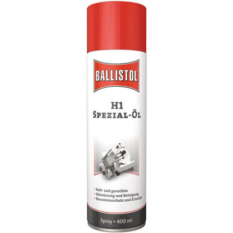 Huile spéciale H1 Aérosol 400 ml BALLISTOL (Par 6)