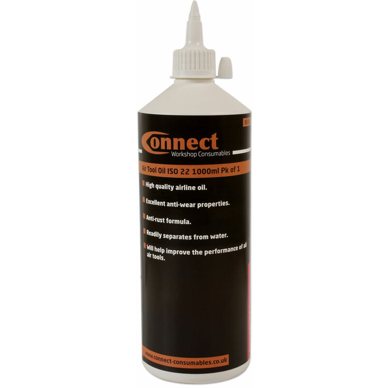 Connect - BIDON 1L HUILE, LUBRIFIANT POUR OUTILLAGE PNEUMATIQUE