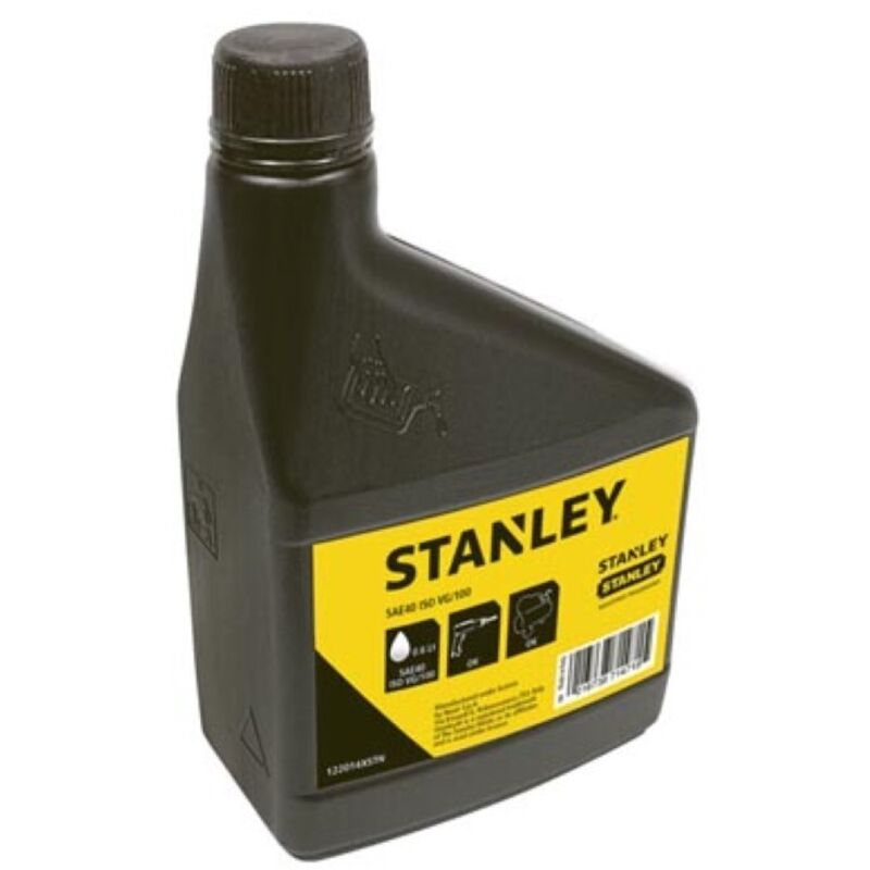 Huile pour outils et compresseurs, SAE40 iso VG100, huile de haute qualité pour une lubrification précise et efficace et la protection de l'équipement dans des applications industrielles et - Stanley