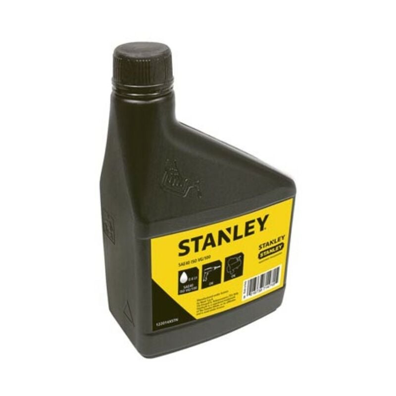 Stanley - Huile pour outils et compresseurs, SAE40 iso VG100, huile de haute qualité pour une lubrification précise et efficace et la protection de