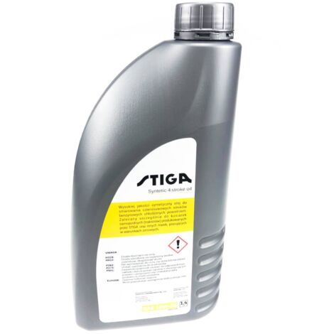 Huile synthétique STIGA pour tracteurs et tondeuses à gazon SAE10W30 1,4 L API SL CF