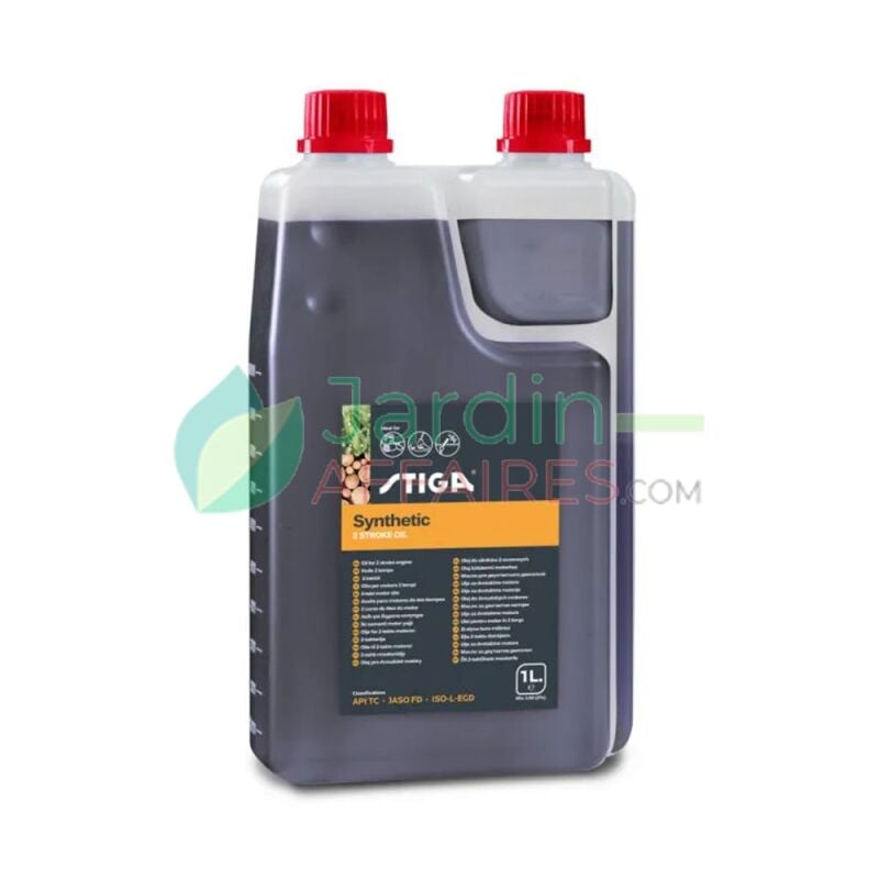 Stiga - Huile Synthétique 2 Temps 1L Doseur – 1111923001