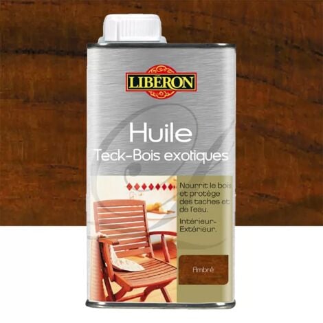 LIBERON Huile Teck - Bois exotique LIBÉRON Ambré 0,5 L