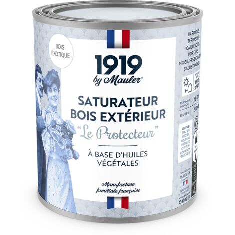 Huile terrasse contre UV & intempéries - 5L Mat Bois Exotique - Huile végétale - Saturateur bois extérieur Le Protecteur 1919 by Mauler
