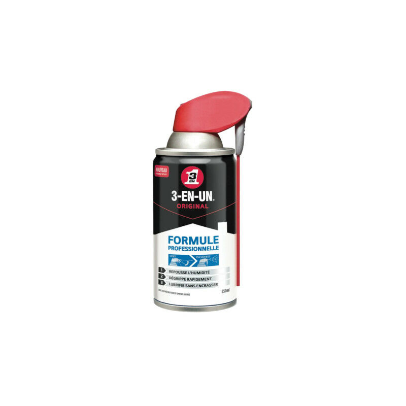 Huile tous usages formule pro Double Spray aérosol 250 ml - 3-en-un
