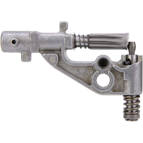 Huiler de Pompe à Huile pour tronçonneuse Poignée Ergonomique adaptée aux pièces de tronçonneuse Husqvarna 340 345 350 351 353 346 Argent