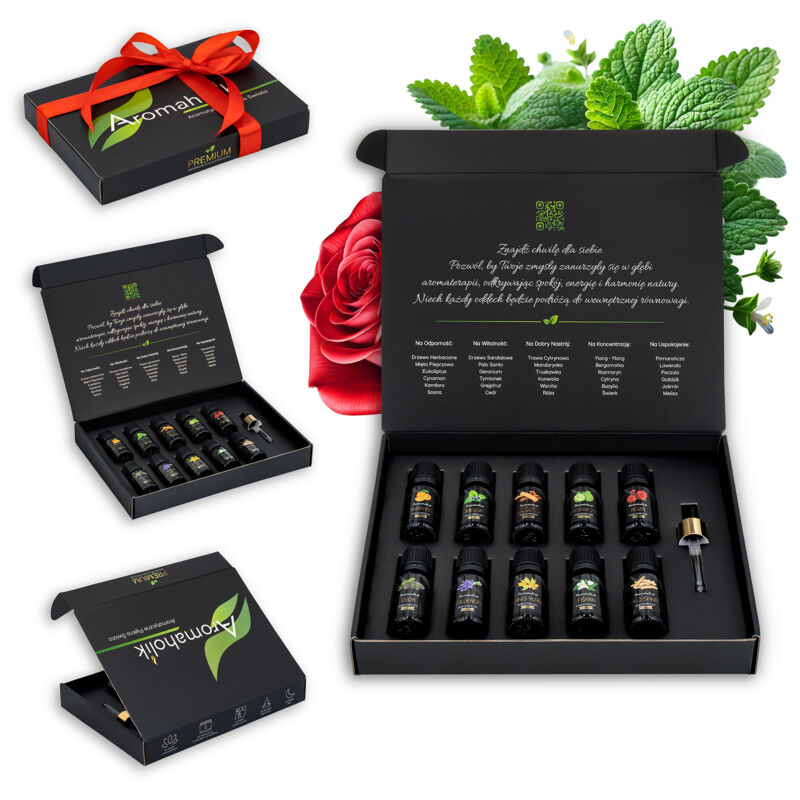Huiles essentielles - Coffret d'huiles essentielles pour diffuseur et humidificateur