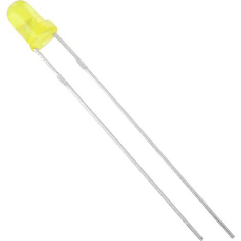 HuiYuan 3034Y1D-ESA-E LED bedrahtet  Gelb Rund 3 mm 2500 mcd 60 ° 20 mA