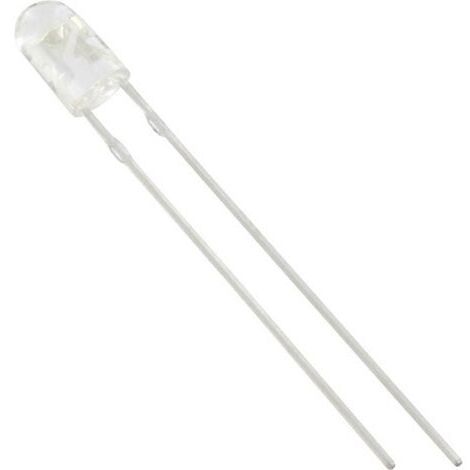 HuiYuan 3234Y1C-ESC-E LED jaune ovale 3 mm 4150 mcd 70 °, 30 ° 20 mA X727811