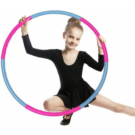 Hula Hoop enfants, Fitness Hula Hoop Hula Hoop détachable pour la danse de fête à l'école en plein air à la maison