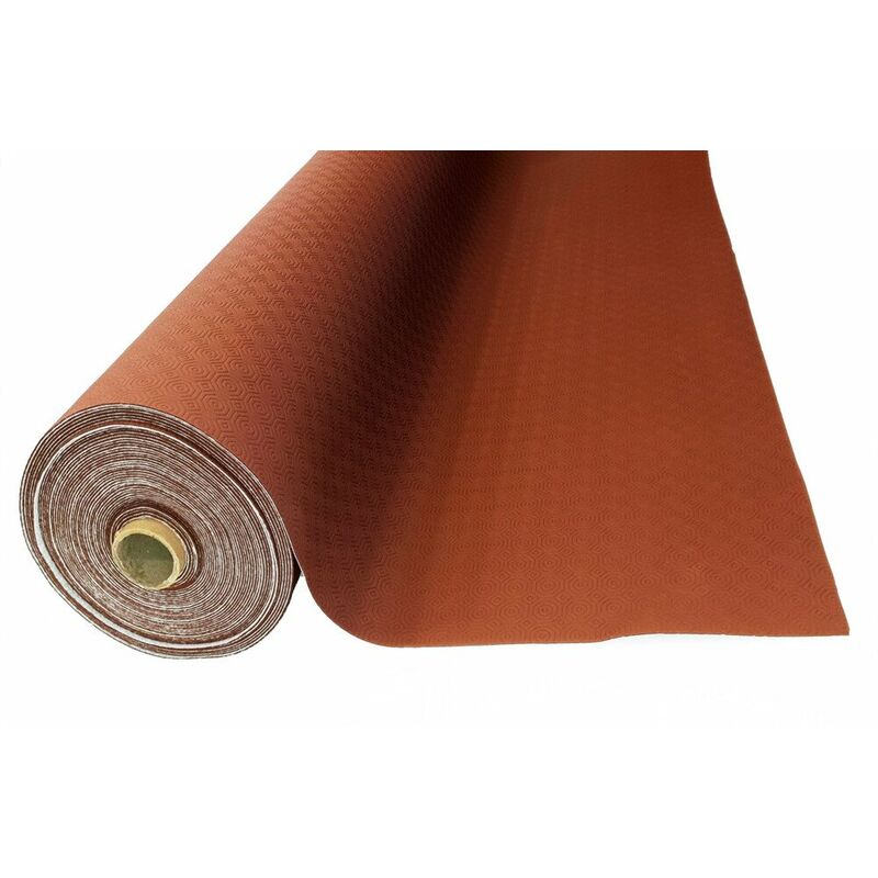 

Hule Protector de Mesa Muletón Gofrado Marrón 140cm Bobina 20mts