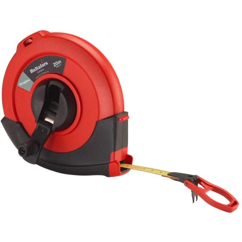 Hultafors - 391203 CC20FM Fibreglass Long Tape Measure 20m Width 13mm HUL391203