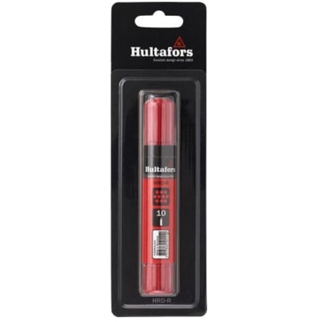 Hultafors Dry Marker Refill Red (10) Blister Pack