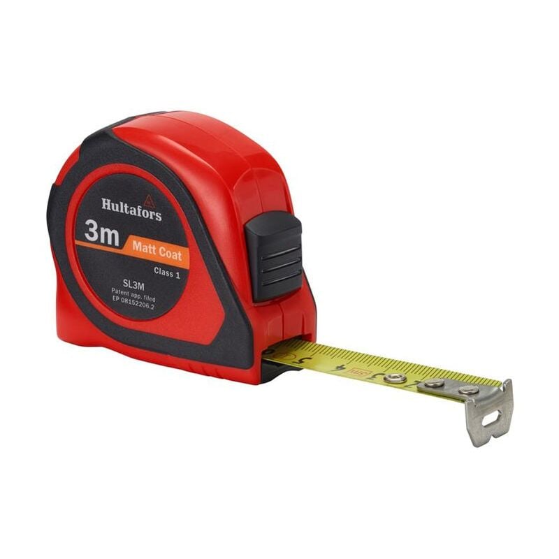 SL3M Short Steel Tape Measure 3m Width 16mm Metric Only HUL351103 - Hultafors