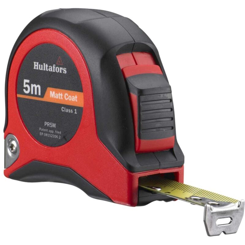 Hultafors PR 5M Tape Measure with Display, 5-Meter Steel Measuring Tape