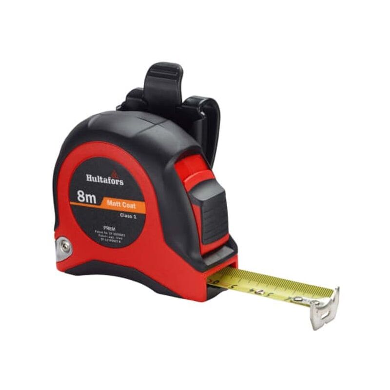 Hultafors - PR8M Short Steel Tape Measure 8m Width 25mm Metric Only HUL350303