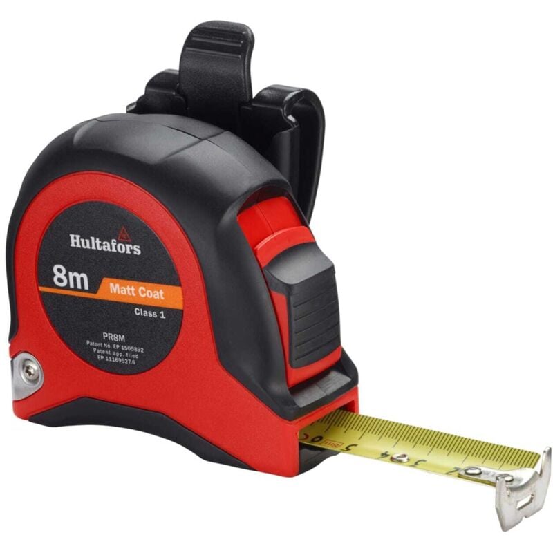 Hultafors - PR8M Short Steel Tape Measure 8m Width 25mm Metric Only HUL350303