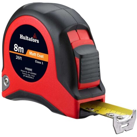 Hultafors Short Steel Tape 8m 26ft Width 25mm PR8ME HUL350323