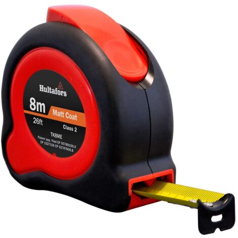 Hultafors TKC8ME Tuf-Lok Pocket Tape 8m/26ft (Width 25mm) HUL367213