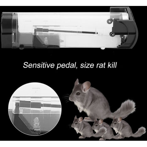 Humane Mausefalle aus Stahl – Fangkäfig für Nagetiere, Ratten und Hamster