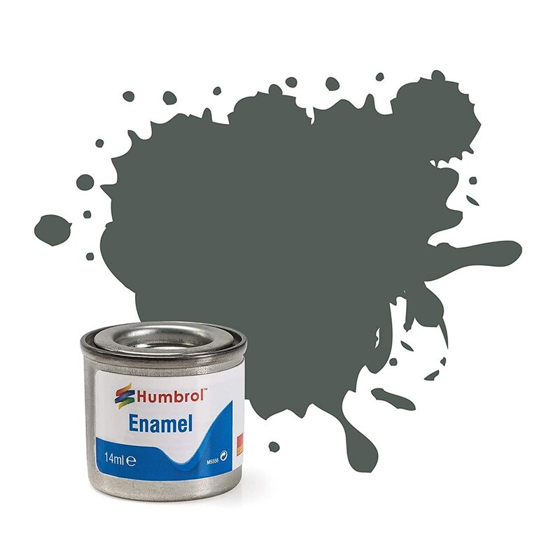 Enamel Paint 14ml No 1 Grey Primer - Matt - Humbrol