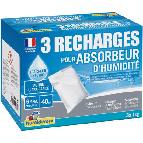 SODEPAC Humidivore Neutre Recharge 3x1kg Neutre - HUMIDIVORE