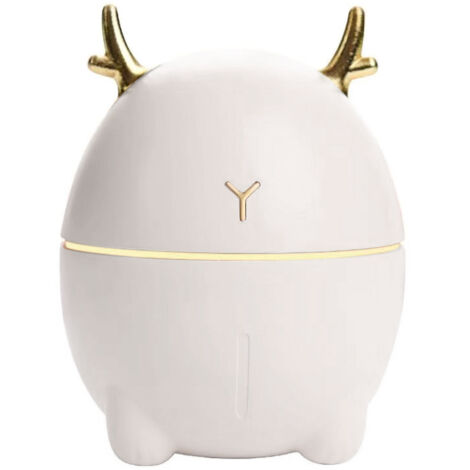 Humidificador antigravedad de 350 ml: LED integrados, doble protección, humidificación rápida para la habitación del bebé, diseño flotante, regalo ideal para el Día de la Madre.