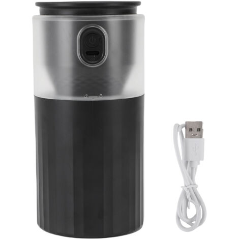 Humidificador compacto de ABS con 2 modos: ligero, niebla fría y silencioso. Ideal para interiores, oficinas y automóviles. Un regalo perfecto para el Día de la Madre (Negro).