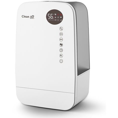 Humidificador de aire con ionizador y aromaterapia Clean Air Optima CA-607 blanco / UV / hasta 65 m2 / anti-cal / 480 ml/h