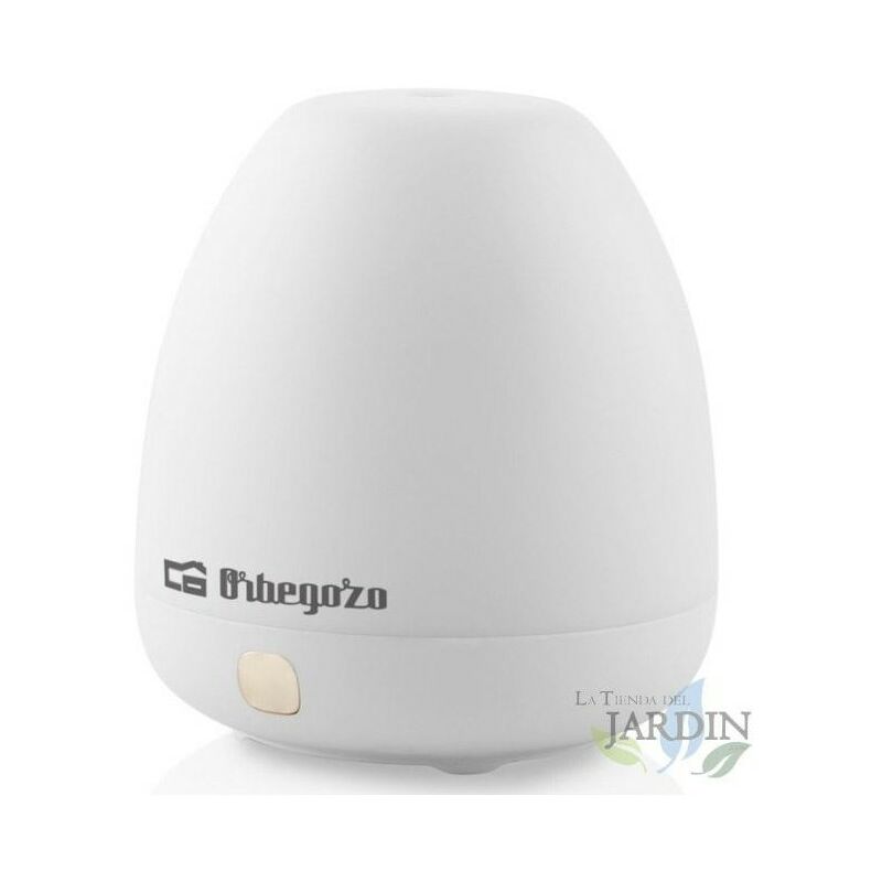 

Humidificador de aromaterapia ultrasónico Orbegozo. Luz LED. Silencioso.