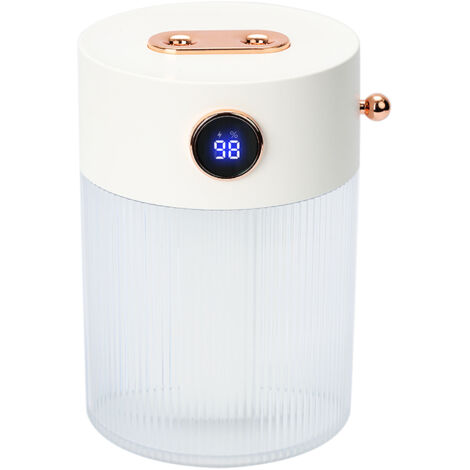 Humidificador de doble niebla de 600 ml – Pantalla digital, silencioso y refrescante, para el hogar/viajes/oficina, regalo digital para el Día de la Madre