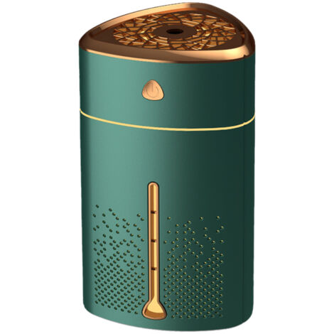 Humidificador de niebla fina de 1000 ml con luz nocturna de colores, silencioso y refrescante, alimentado por USB, ideal para el hogar, viajes, coche, oficina o dormitorio.
