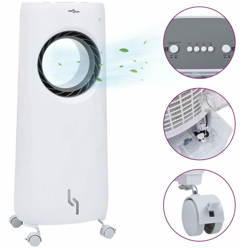 

Humidificador enfriador de aire movil 2 en 1 80 W
